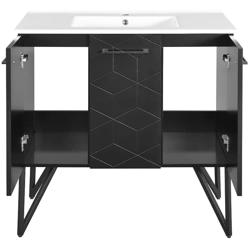 Swiss Madison SM-BV261 Annecy 37" Free Standing Single Basin Vanity