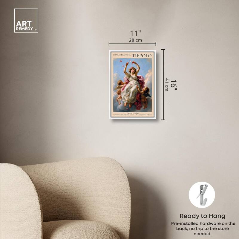 Flora in the Venetian Sky Canvas by Art Remedy