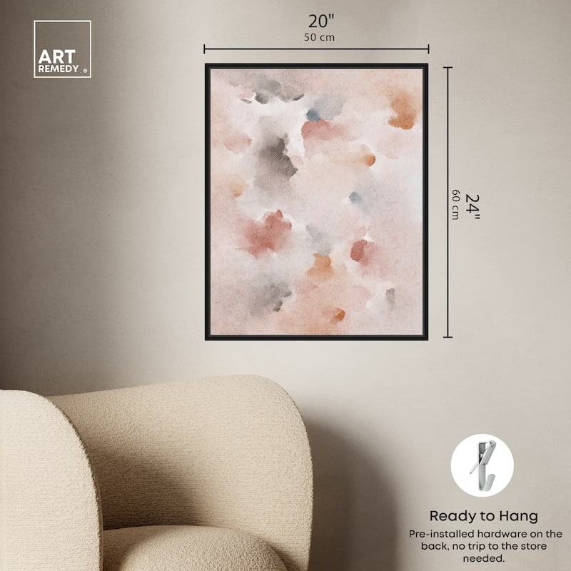 Art Remedy Cocadas Confectionery Framed Watercolor Boho Abstracts