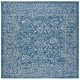 preview thumbnail 108 of 180, SAFAVIEH Courtyard Aquata Indoor/ Outdoor Waterproof Patio Backyard Rug 4' Square - Navy/Ivory