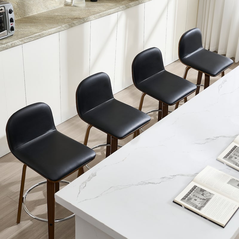Upholstered Wood Swivel Bar Stools/ Counter Stool