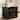 Black 4-Tier Bar Cabinet, L-Shaped Wood Home Bar Table