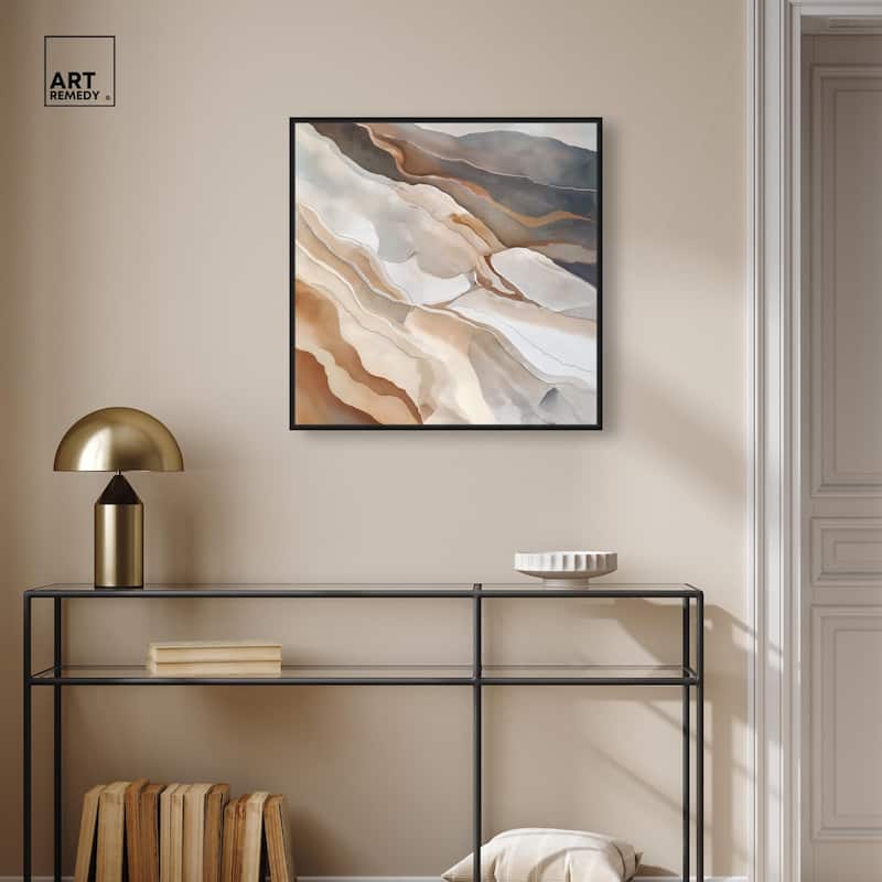 Earthen Flow Canvas by Art Remedy