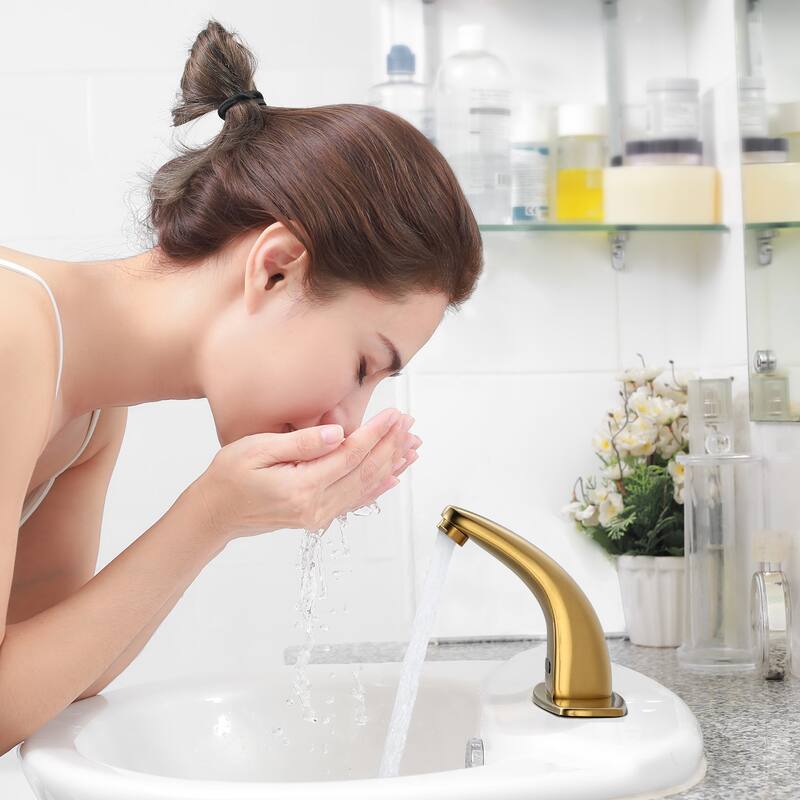 WOWOW Single Hole Touchless Bathroom Faucet