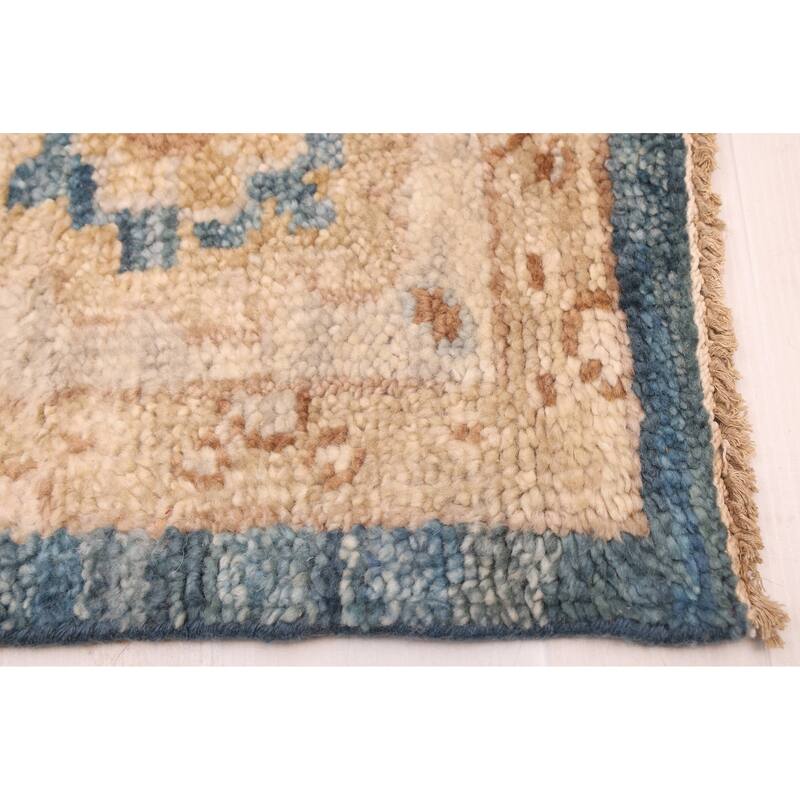 ECARPETGALLERY Hand-knotted Jules Serapi Dark Blue Wool Rug - 7'10 x 9'10