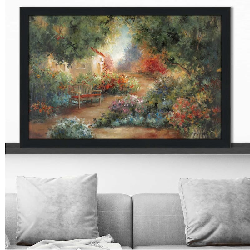 "Garden In Arles" by Carol Robinson Print on Acrylic