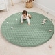 preview thumbnail 57 of 90, Premium Play Mat - Soft and Comfortable Kids & Toddler Play Mat with Non-Slip Bottom by Comfy Cubs Fern - Round - 60"
