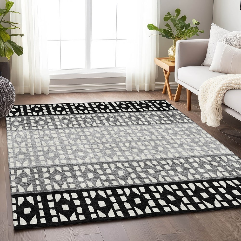 Premium Washable Super Soft Ombre Imprints Mayfield Rug