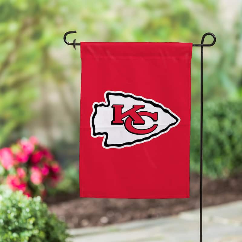 Applique Flag, Garden, Kansas City Chiefs