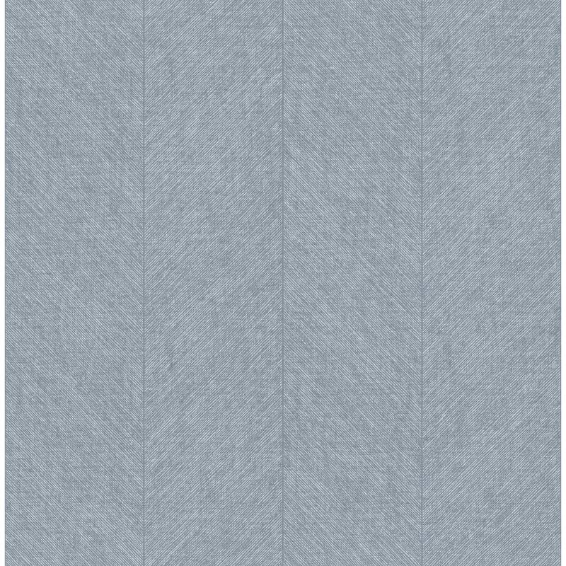 A-Street Prints Kallam Light Blue Chevron Wallpaper