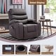 preview thumbnail 11 of 52, EROMMY Oversized Power Lift Recliner with Massage & Heat – PU Leather Chair with Pockets, Cup Holders & USB Port