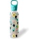 preview thumbnail 1 of 0, Pyrex Color Changing Glass Water Bottle with Silicone Coating, 17.5 Ounces Florals Bold, 17.5 Ounces