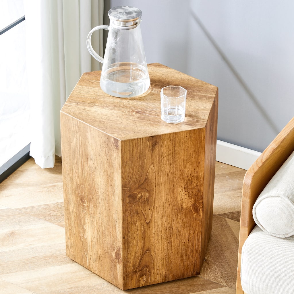 Roomfitters Modern Coffee Table with Rich Textured MDF Surface, Durable Decorative Accent for Interior Spaces