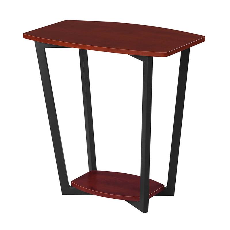 Convenience Concepts Graystone Chairside End Table with Shelf