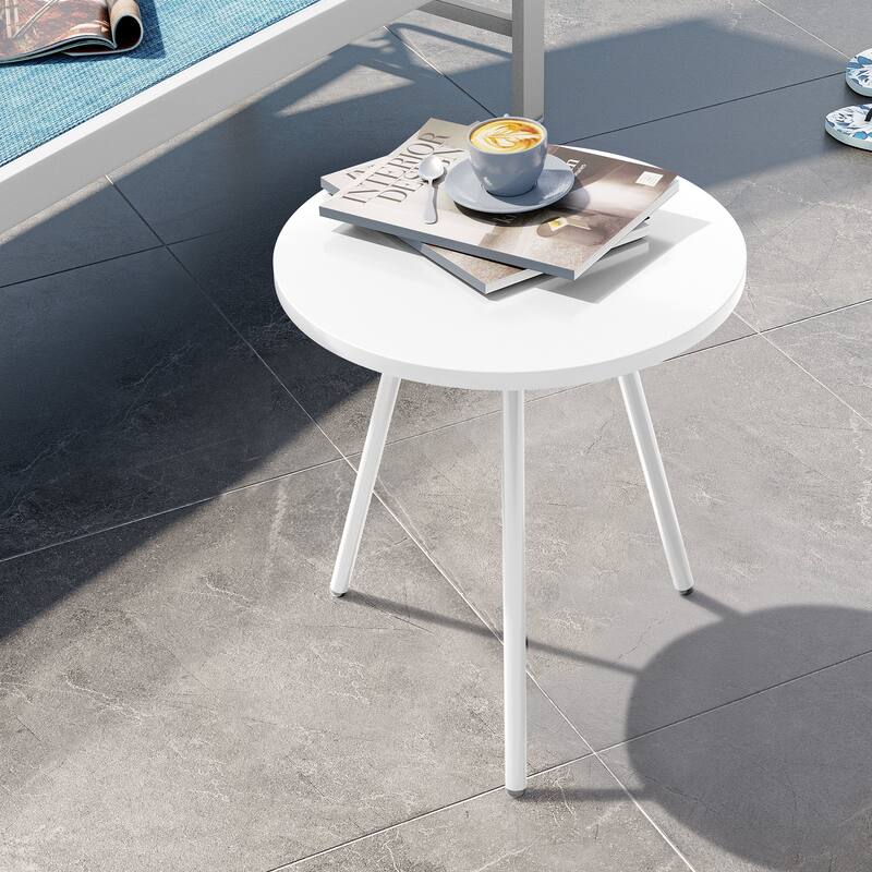 Crestlive Products Outdoor L-Shaped Patio Bar Table Pub Table Dining Table