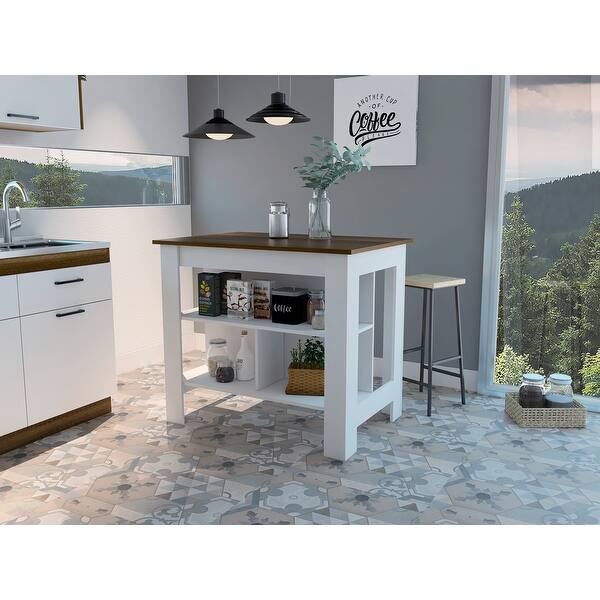 Tuhome Cala Kitchen Island On Sale Overstock 31880294