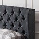 preview thumbnail 34 of 44, Costello Upholstered Tufted Fabric Queen Bed Set by Christopher Knight Home