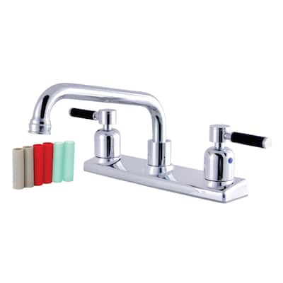 Kingston Brass Kaiser 1.8 GPM Widespread Kitchen Faucet