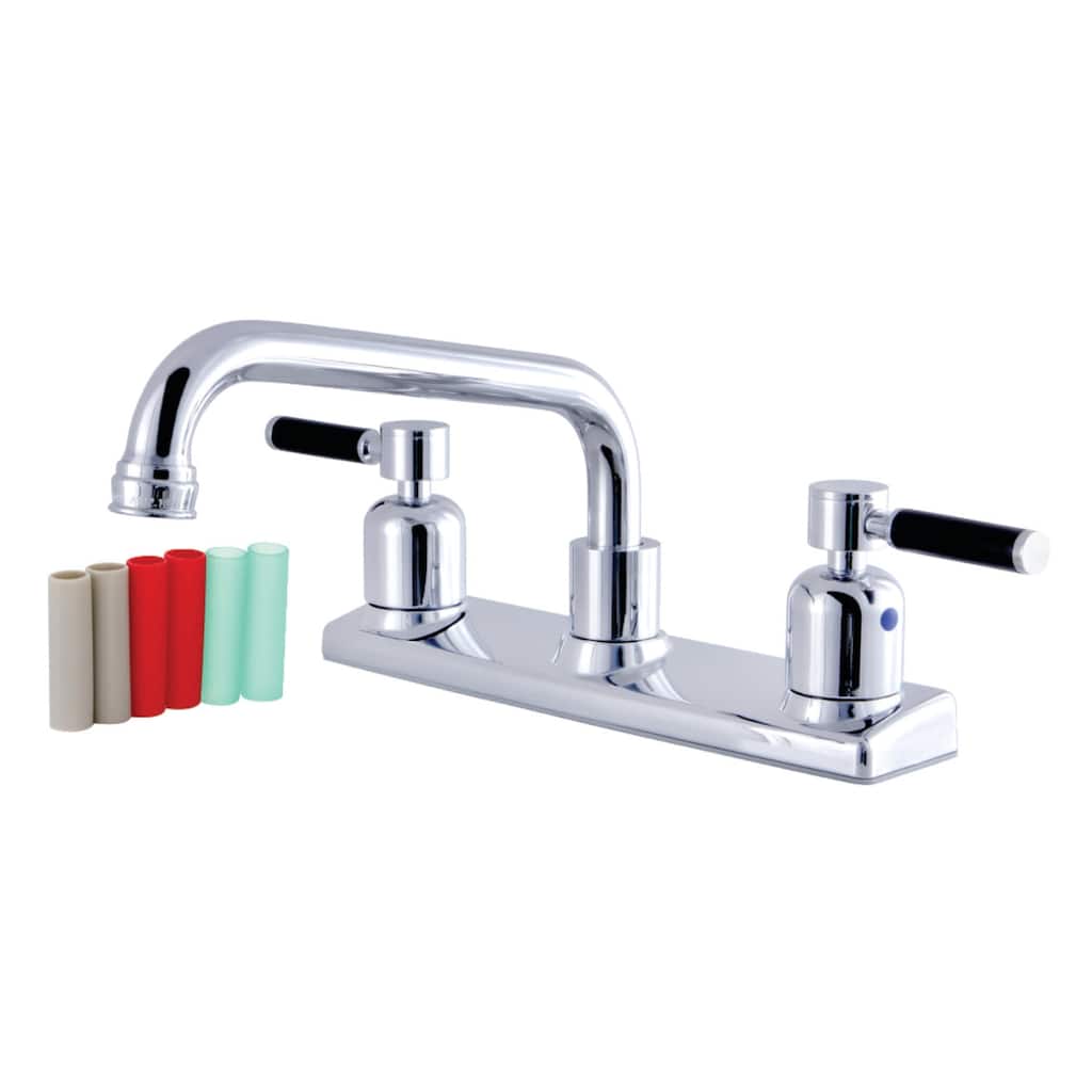 Kingston Brass Kaiser 1.8 GPM Widespread Kitchen Faucet
