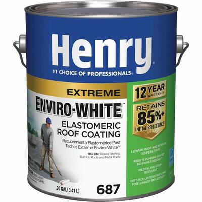 Henry Enviro-White 1 Gal. Acrylic Elastomeric Roof Coating - 1 Each - 1 Gal.