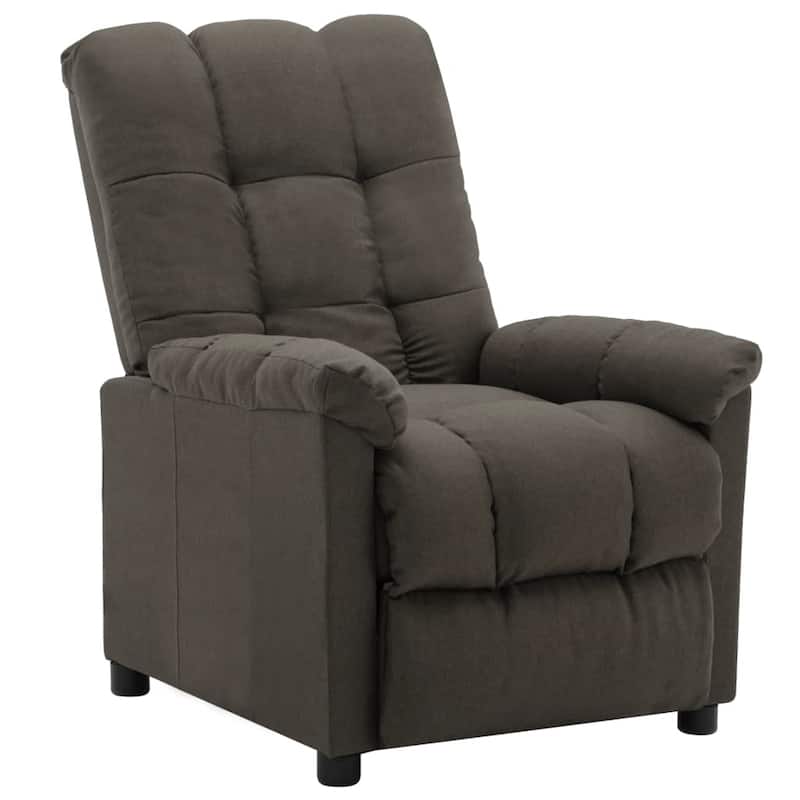 vidaXL Recliner Taupe Fabric - 29.1" x 38.9" x 40.1" - 29.1" x 38.9" x 40.1" - Taupe