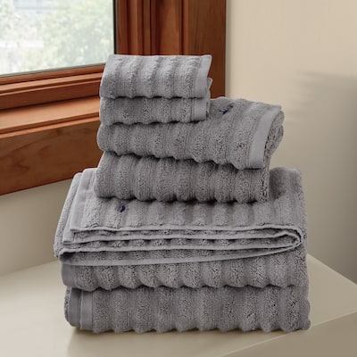 Royal Velvet Textured 6 Piece Towel Set