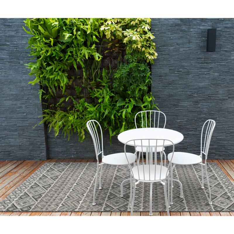 Domani Breeze Modern Geometric Outdoor Rug