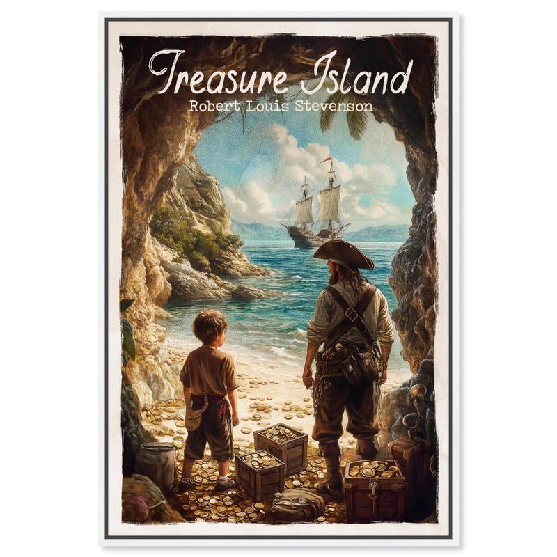 Treasure Island Classic Canvas by Art Remedy - White - 16" x 24"