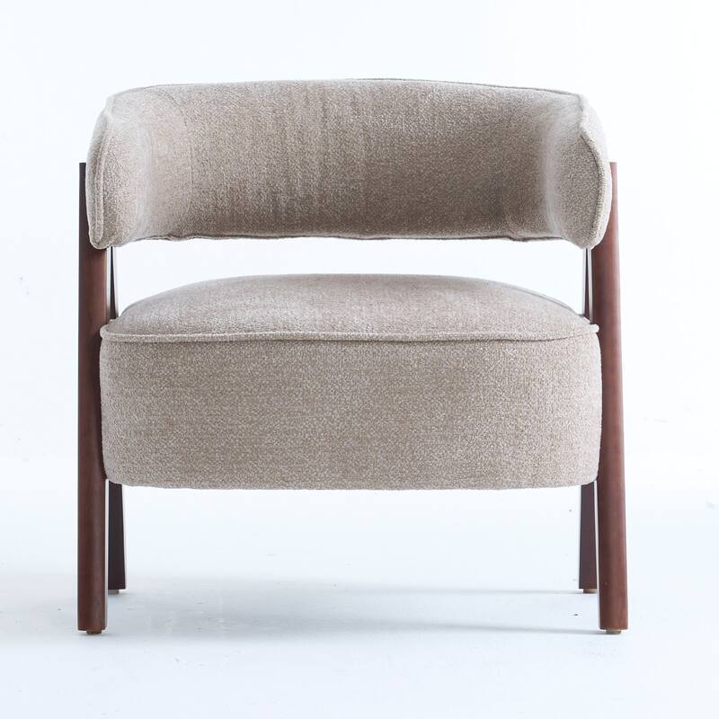 Modern Accent Chair, Armchair with 8.7" Thick Seat Cushion for Living Room