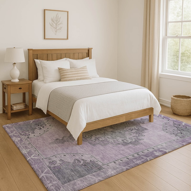 Premium Washable Super Soft Vintage Traditional Mayfield Rug