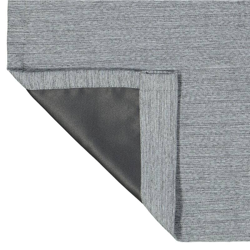 Eclipse Wyckoff Blackout Thermaweave, Grommet Window Curtain Panel Pair, 2 Panels
