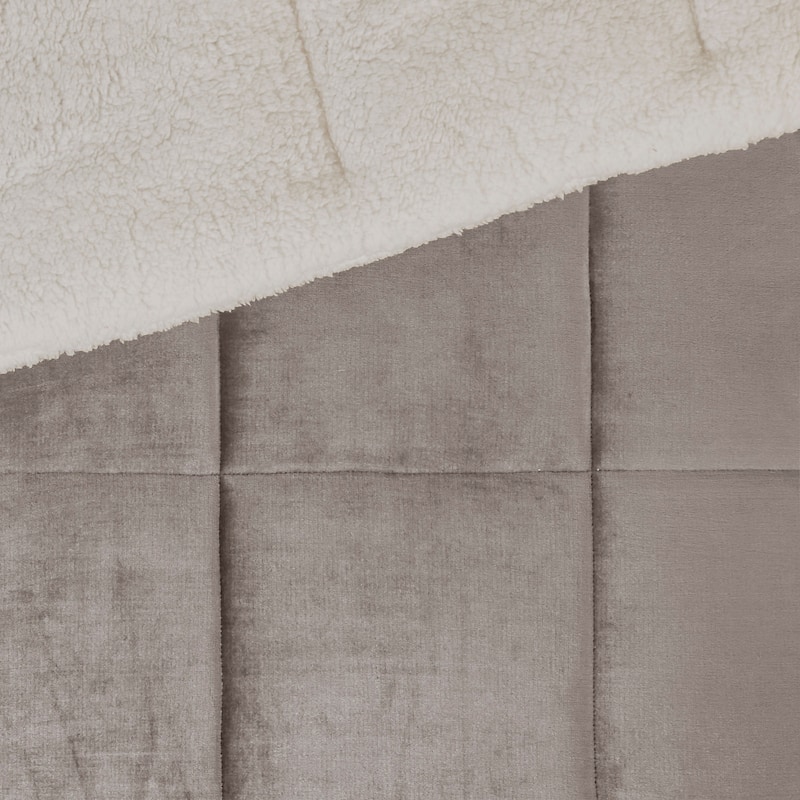 Woolrich Alton Plush to Sherpa Down Alternative Comforter Set