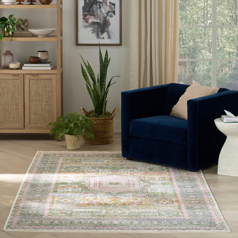 Nourison Quaint Harmony Indoor only Multicolored Floral Area Rug