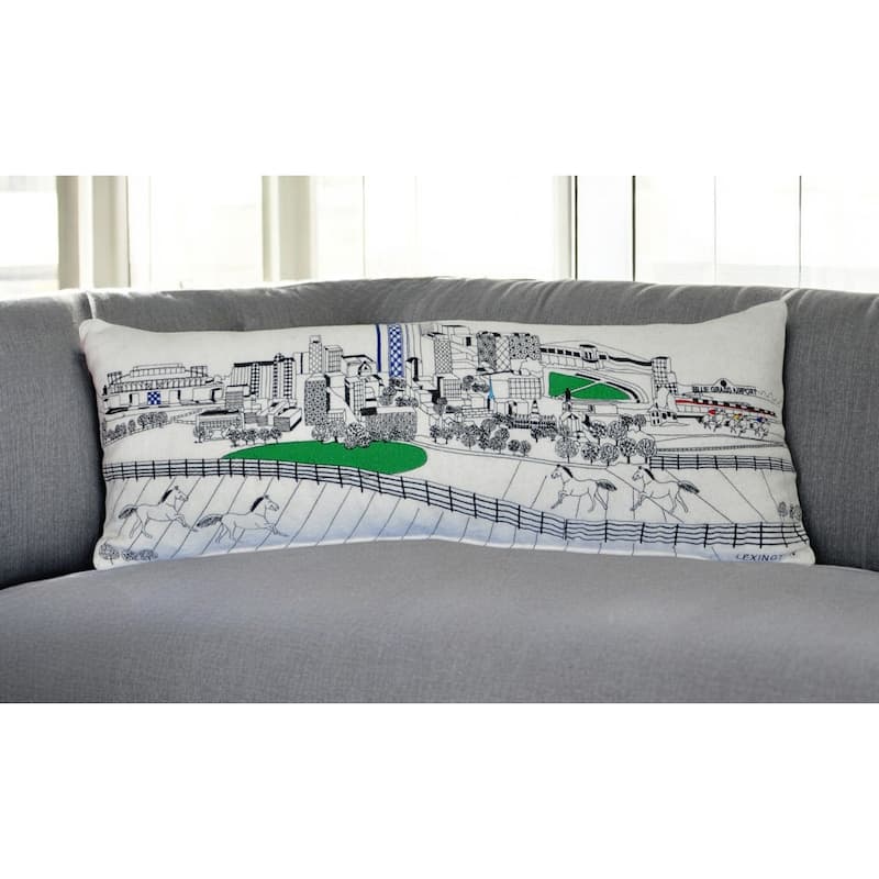 HomeRoots 14" X 35" Cream Wool Lumbar Throw Pillow - Bed Rest - Polyester