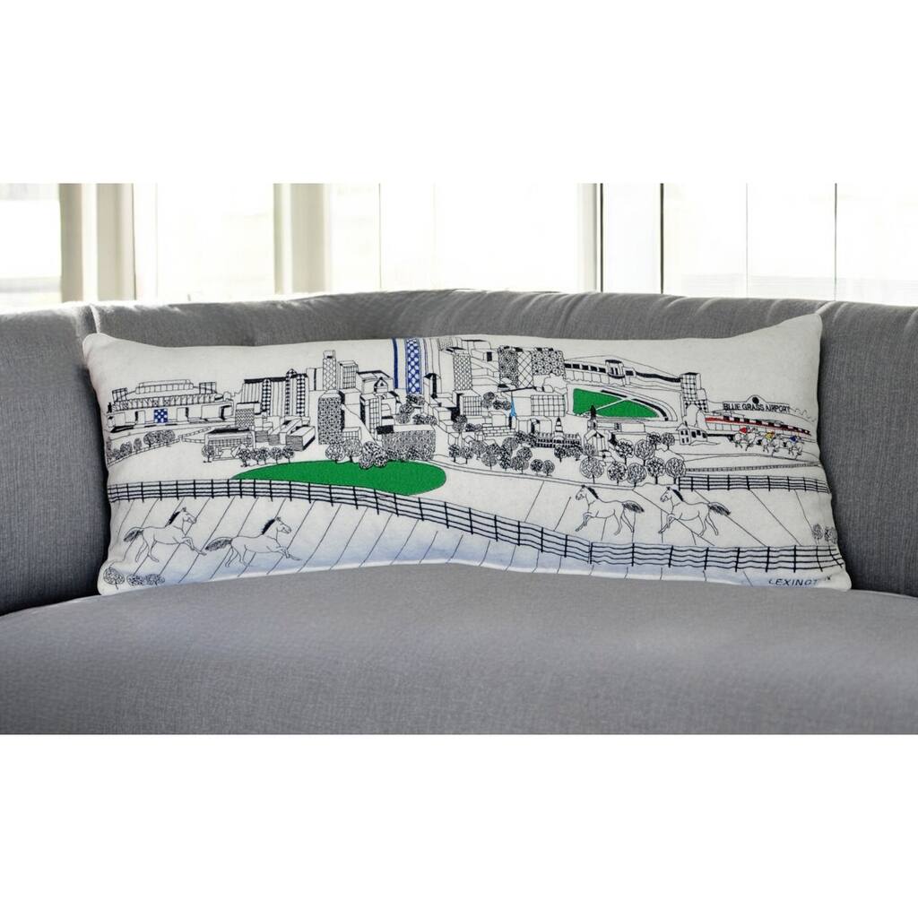 HomeRoots 14" X 35" Cream Wool Lumbar Throw Pillow