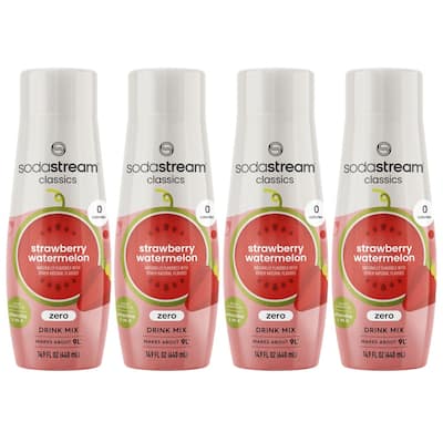 SodaStream® Classics Strawberry Watermelon Zero Calorie Drink Mix 4-Pack