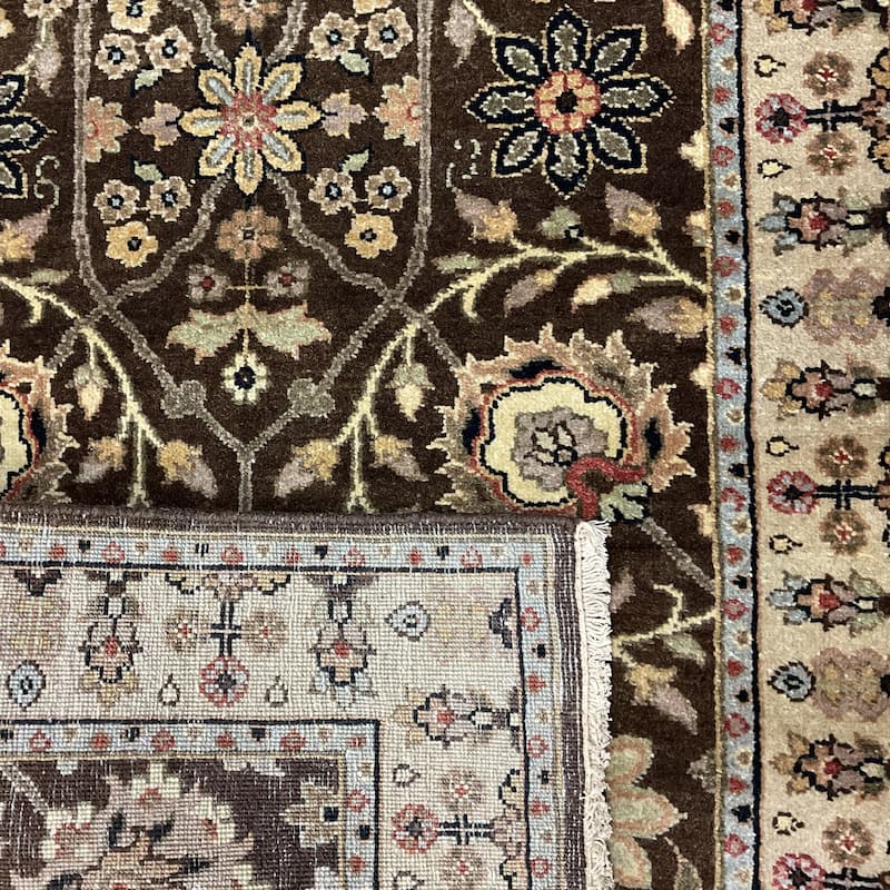 HERAT ORIENTAL Hand-knotted 2'7 x 7'9 Indo Tabriz Wool Runner - 2'7" x 7'9"