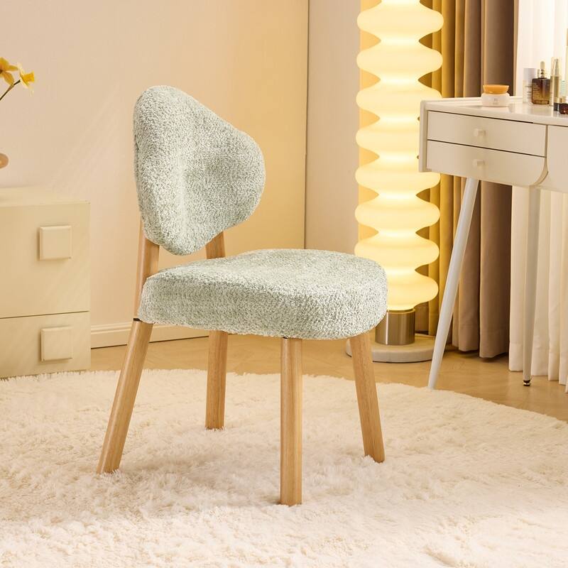 Cloud Puff Soft Accent Chair – Cozy Vanity & Lounge Chair