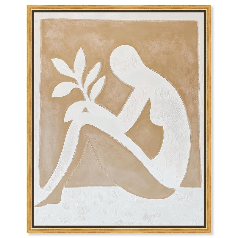 Pale Sentinel Canvas by Art Remedy - 20" x 24" - Gold