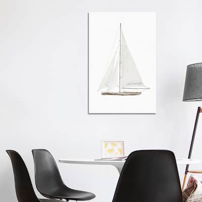iCanvas "Lake Ontario Sailboat" by Leah Straatsma Canvas Print