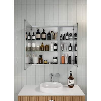 Glass Warehouse AC2-30X26 Yana 30" x 26" Frameless Double Door