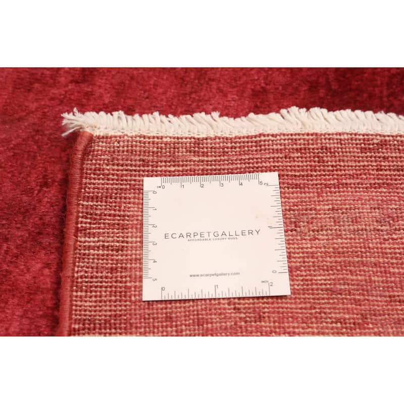 ECARPETGALLERY Hand-knotted Vibrance Red Wool Rug - 8'10 x 11'11