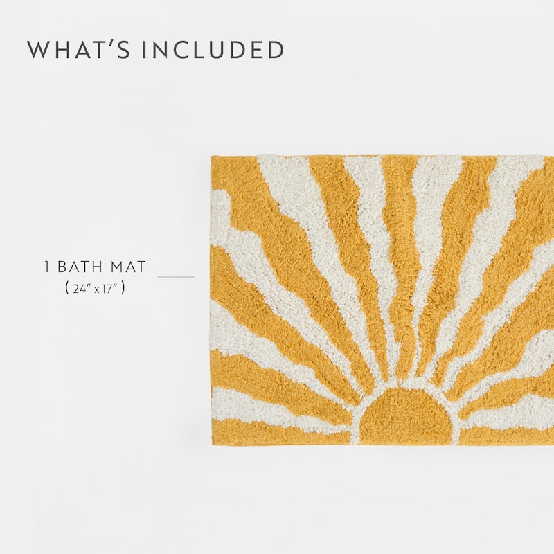 Becky Cameron 100% Cotton Modern Patterned Bath Mat