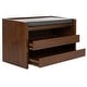 SAFAVIEH Percy Shoe Storage Bench -White / Grey - 33.8" x 17.5" x 20.6" - 33.8" x 17.5" x 20.6"