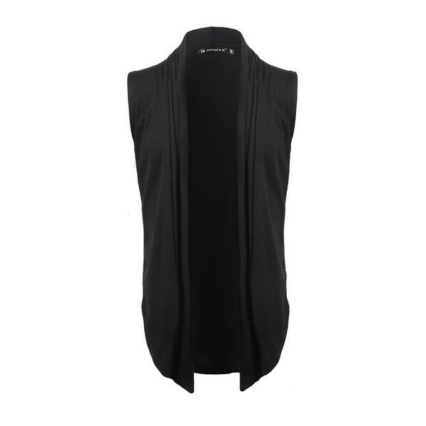 Shop Men Casual Open Front Sleeveless Irregular Hem Cardigan Vest