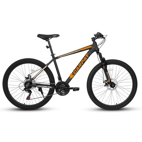 Mountain Bike Adult Bike Unisex Bikes 21-Speed 26-Inch Black - Bed