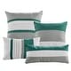 preview thumbnail 2 of 3, Wellco Bedding Comforter Set Bed In A Bag - 7 Piece Luxury Bedding Sets - Oversized Bedroom Comforters, Green