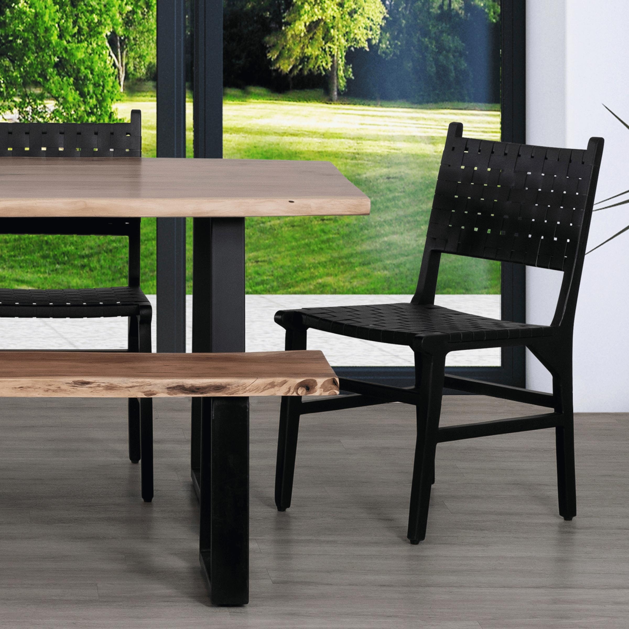 Minimalist wood dining chair sale