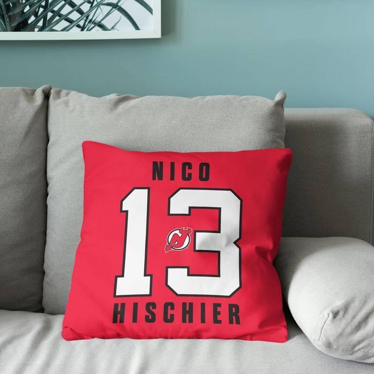 NHL Player 18 Inch Throw Pillow