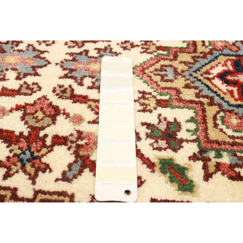 ECARPETGALLERY Hand-knotted Serapi Heritage Cream Wool Rug - 2'6 x 19'3